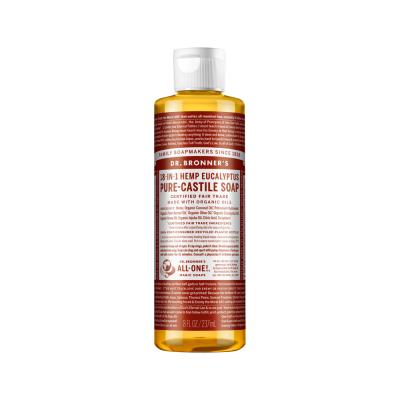 Dr. Bronner's Pure-Castile Soap Liquid (Hemp 18-in-1) Eucalyptus 237ml